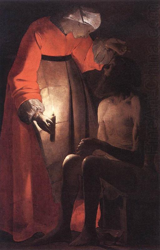 Woman Catching Fleas, LA TOUR, Georges de